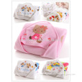 Bamboo Hooded Towel Baby Gift Set For Infant ,Baby Muslin and Baby Bibs